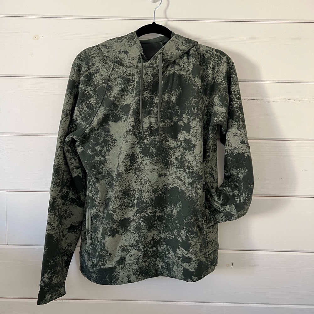 Green hoodie